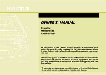 2015 Hyundai Santa Fe Sport Owner's Manual